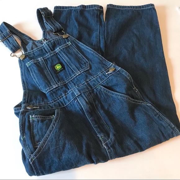 John Deere Boy Denim Overall Bib